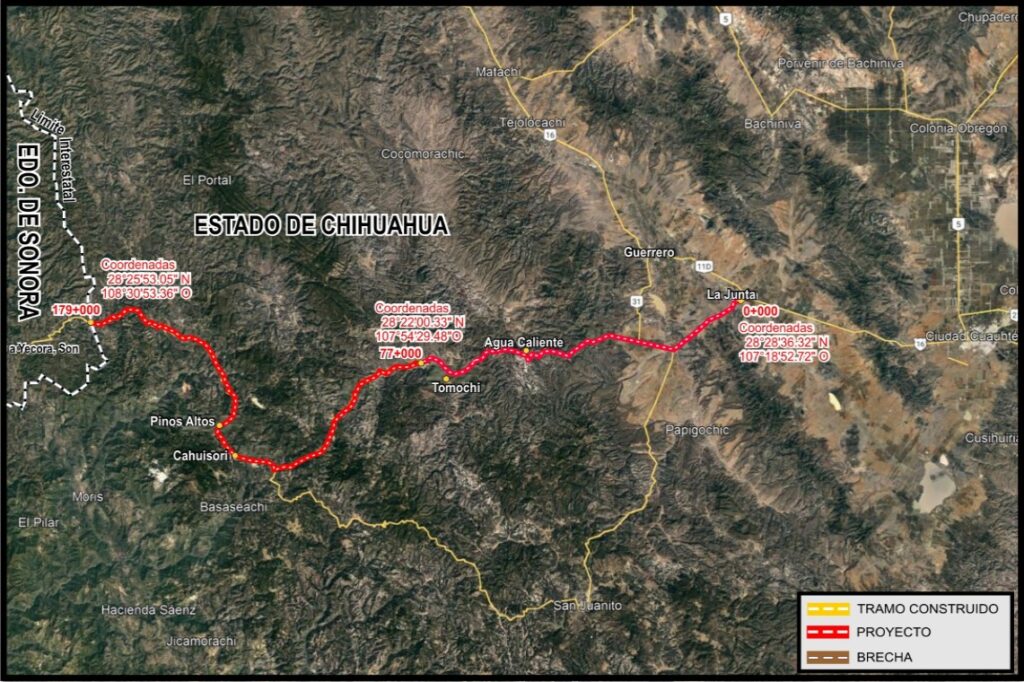 Formaliza Maru Campos y Alfonso Durazo proyecto carretero Guaymas-Chihuahua