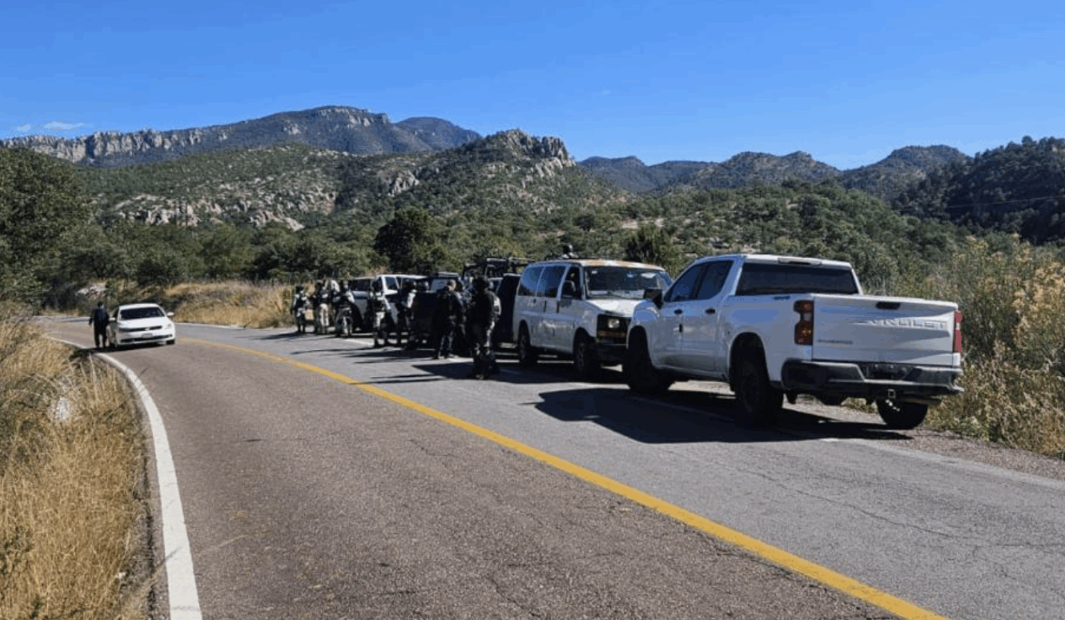 Ejecutaron a cuatro en la carretera Parral – Guadalupe y Calvo