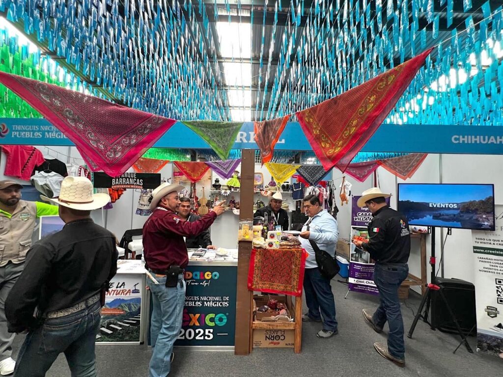 Brilla Chihuahua en el Tianguis Nacional de Pueblos Mágicos en Pachuca