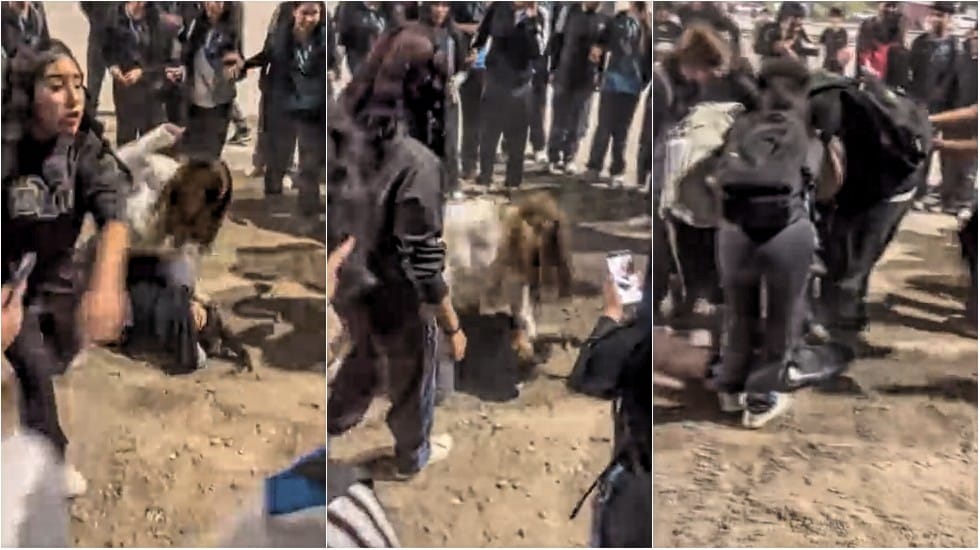 VIDEO: Captan riña y agresión en la prepa Zaragoza y denuncian omisión de directivos