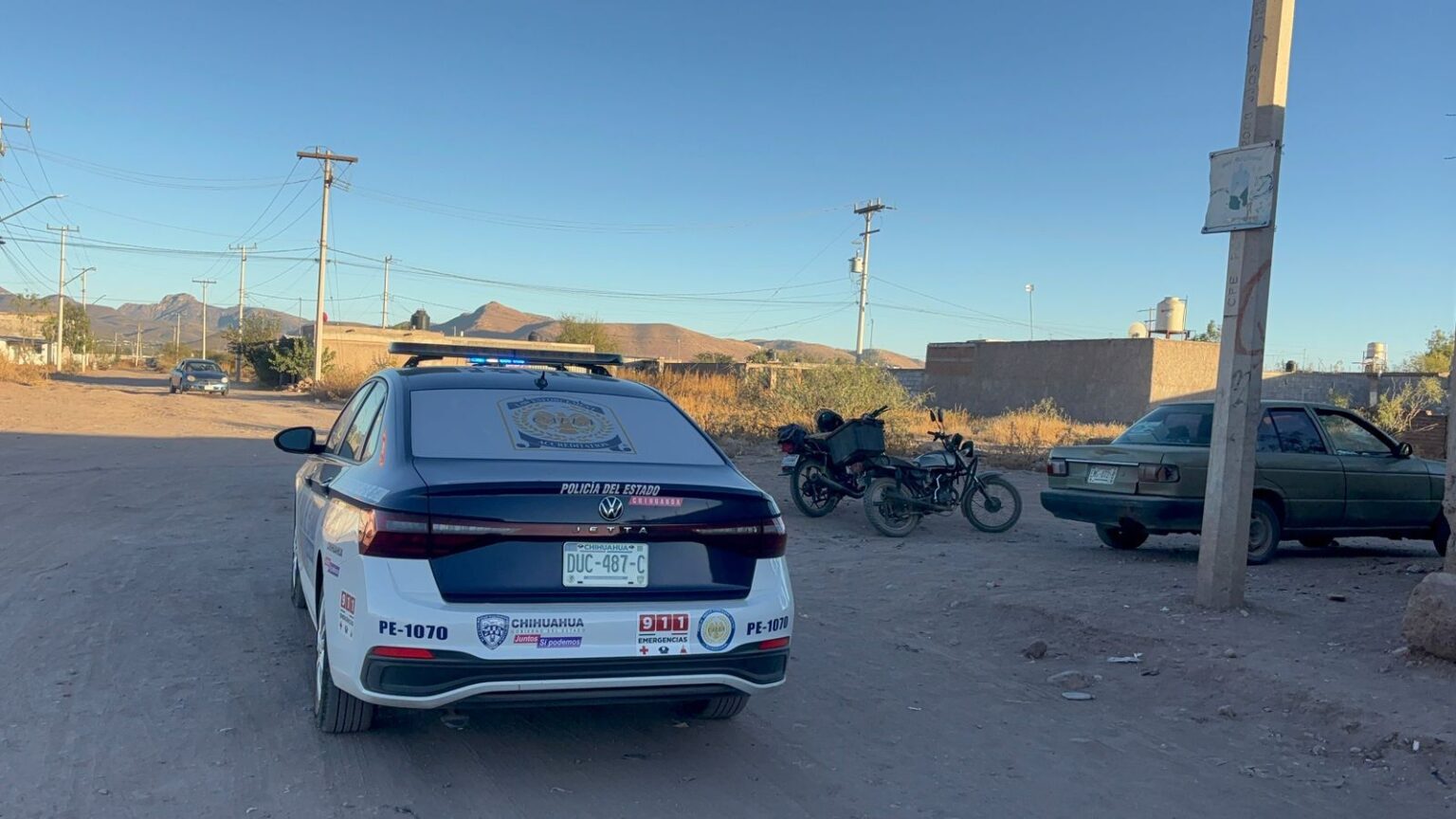 Chocan motociclista y resultan heridos al sur de la ciudad