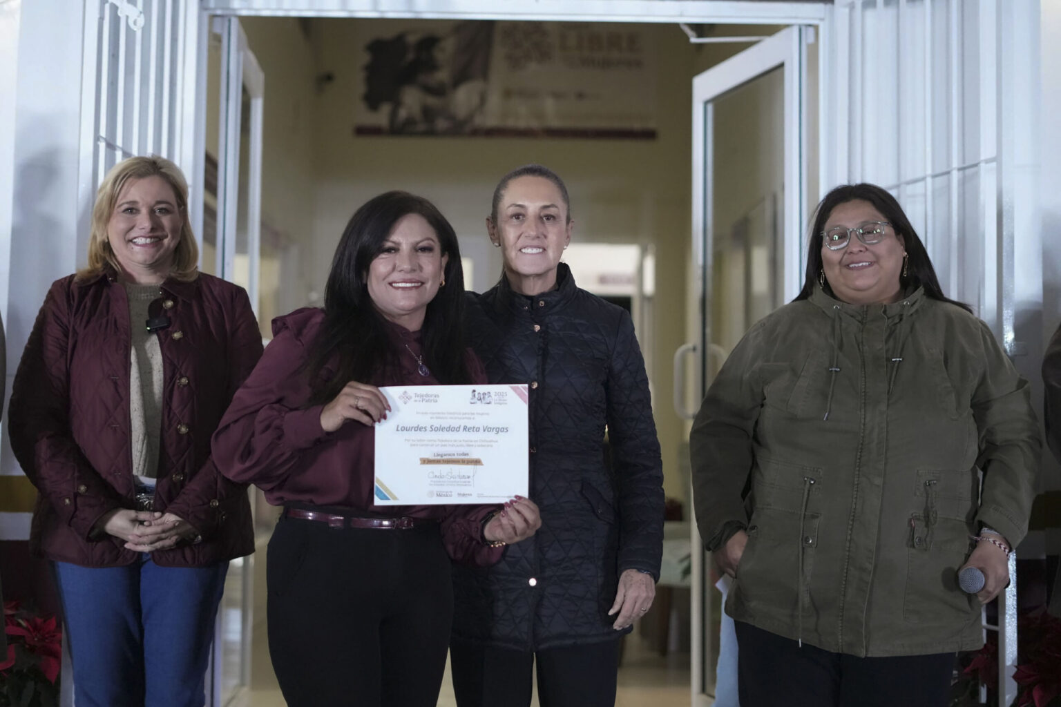Inaugura Sheinbaum Centro Libre en Ciudad Juárez