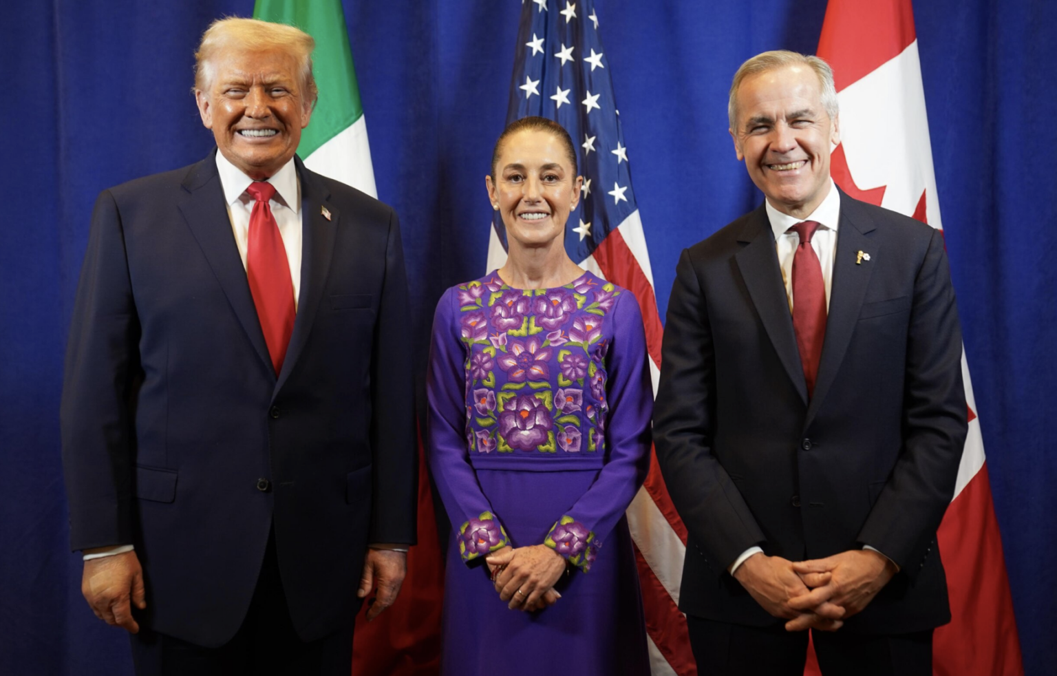 Sheinbaum se reunión con Trump y Carney en Washington