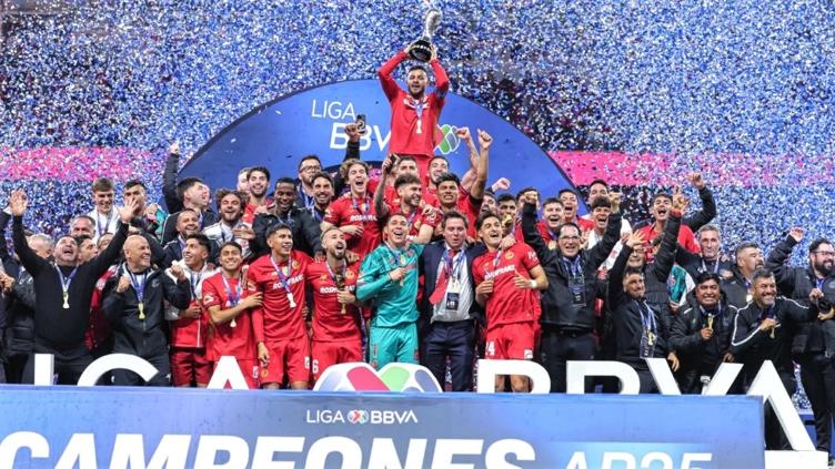 Toluca es bicampeón de la Liga Mx