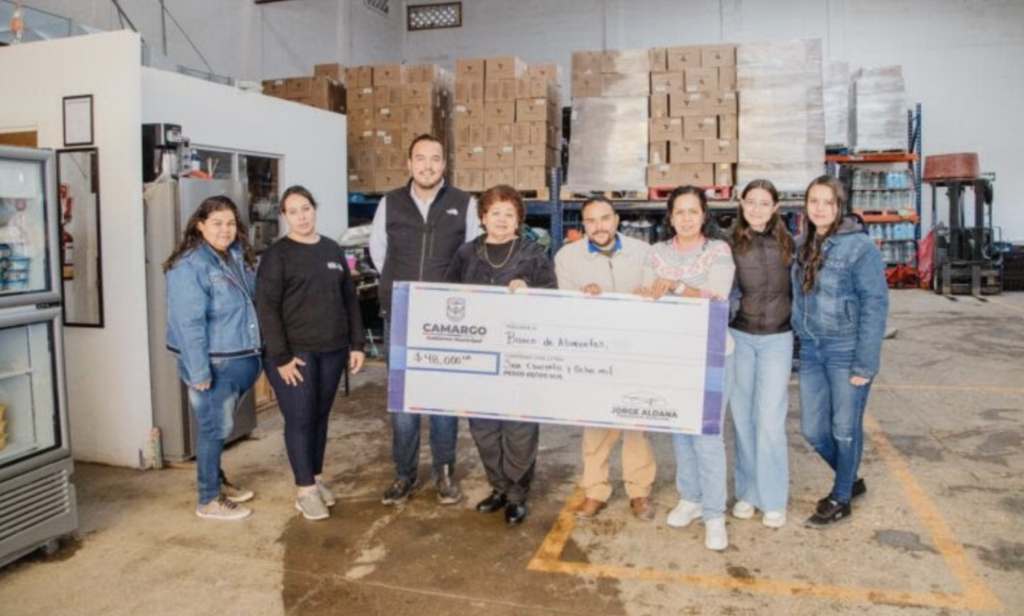 Fortalece Camargo asistencia alimentaria con aportación de Cáritas