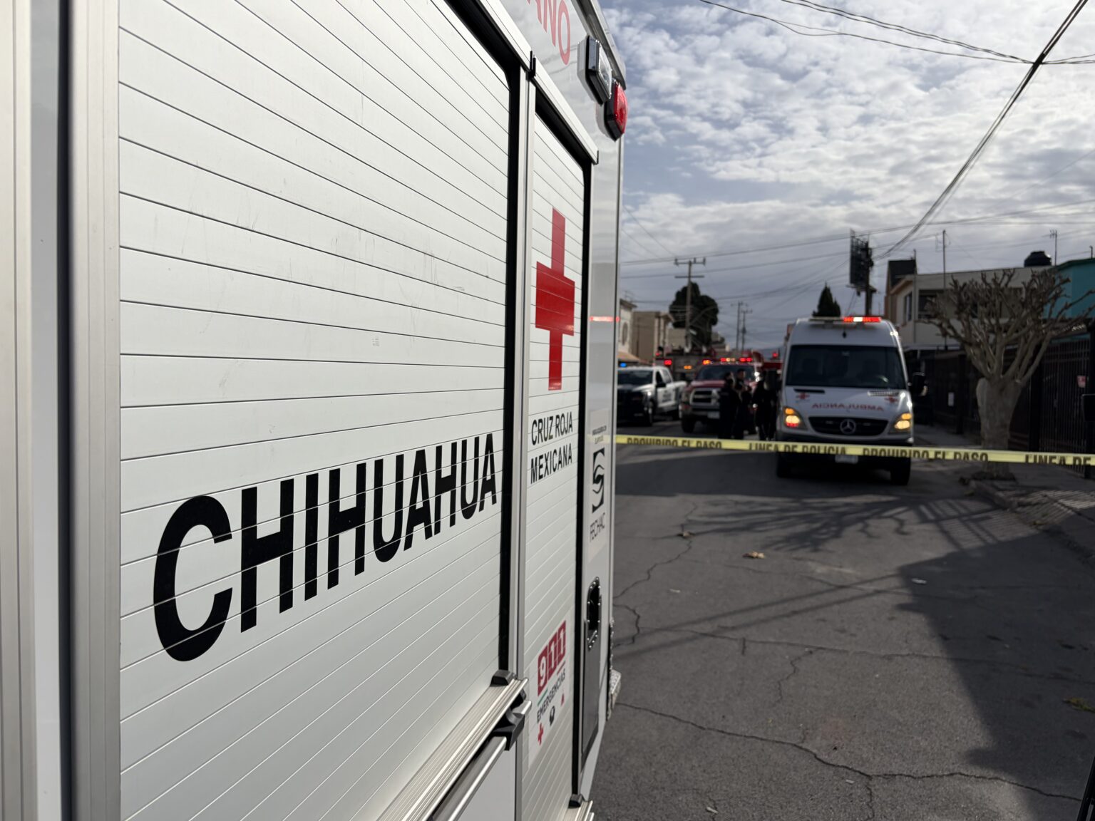 Trabajador sufre quemaduras tras descarga eléctrica al norte de la ciudad