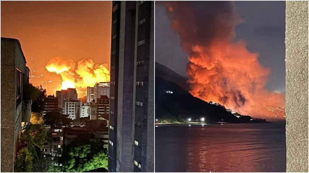 Bombardea EU bases de Caracas y captura a Maduro