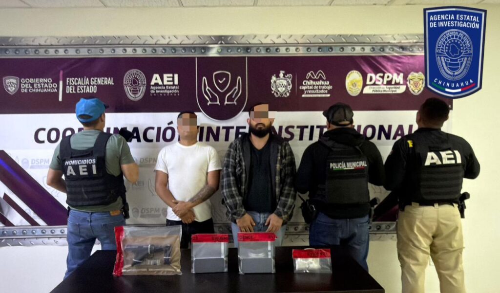 Caen con metanfetamina y pistola en Villa Nueva; ya fueron vinculados a proceso