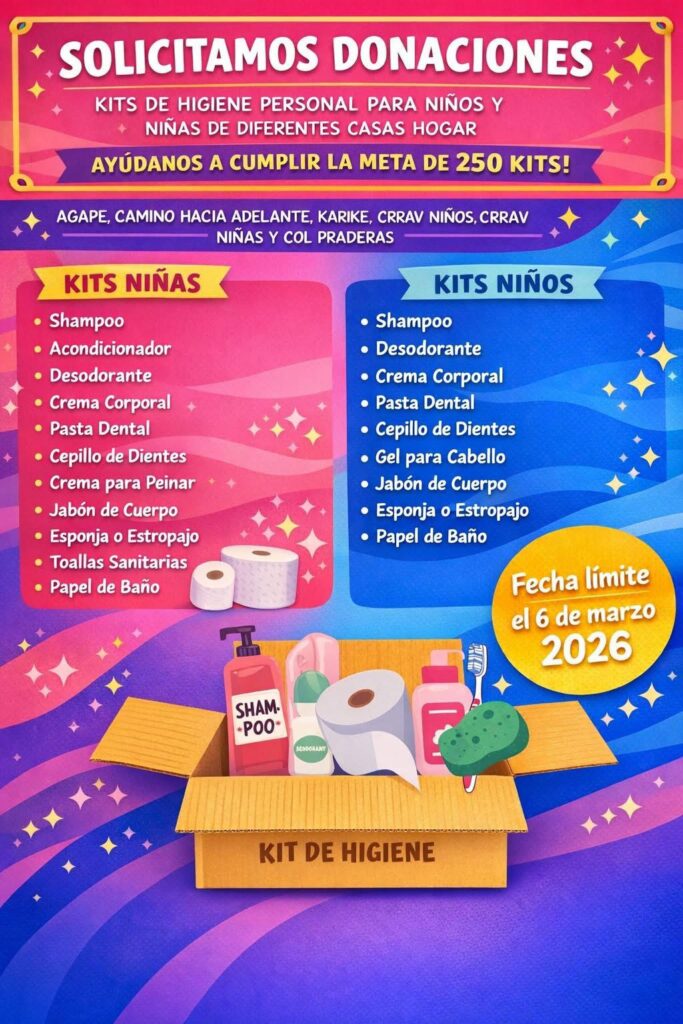 Las niñas y niños de casas hogar necesitan tu ayuda