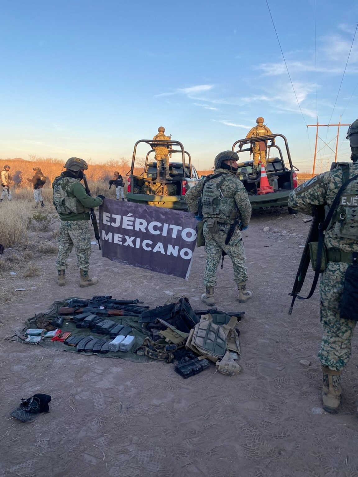 Despliega Policía Investigadora operativo por agresión contra militares en Jiménez