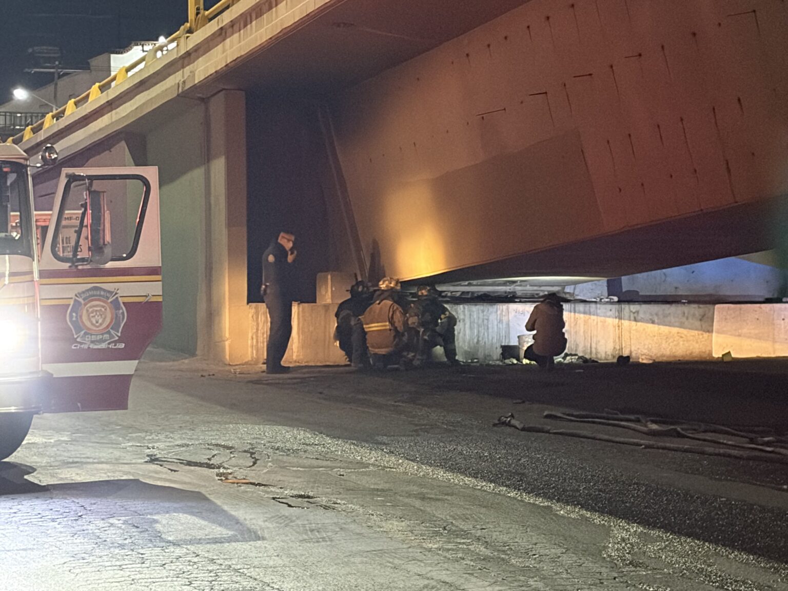 Hombre muere calcinado en túnel de la Colón
